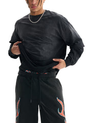 Sunfade Frayed Faux Two-Piece