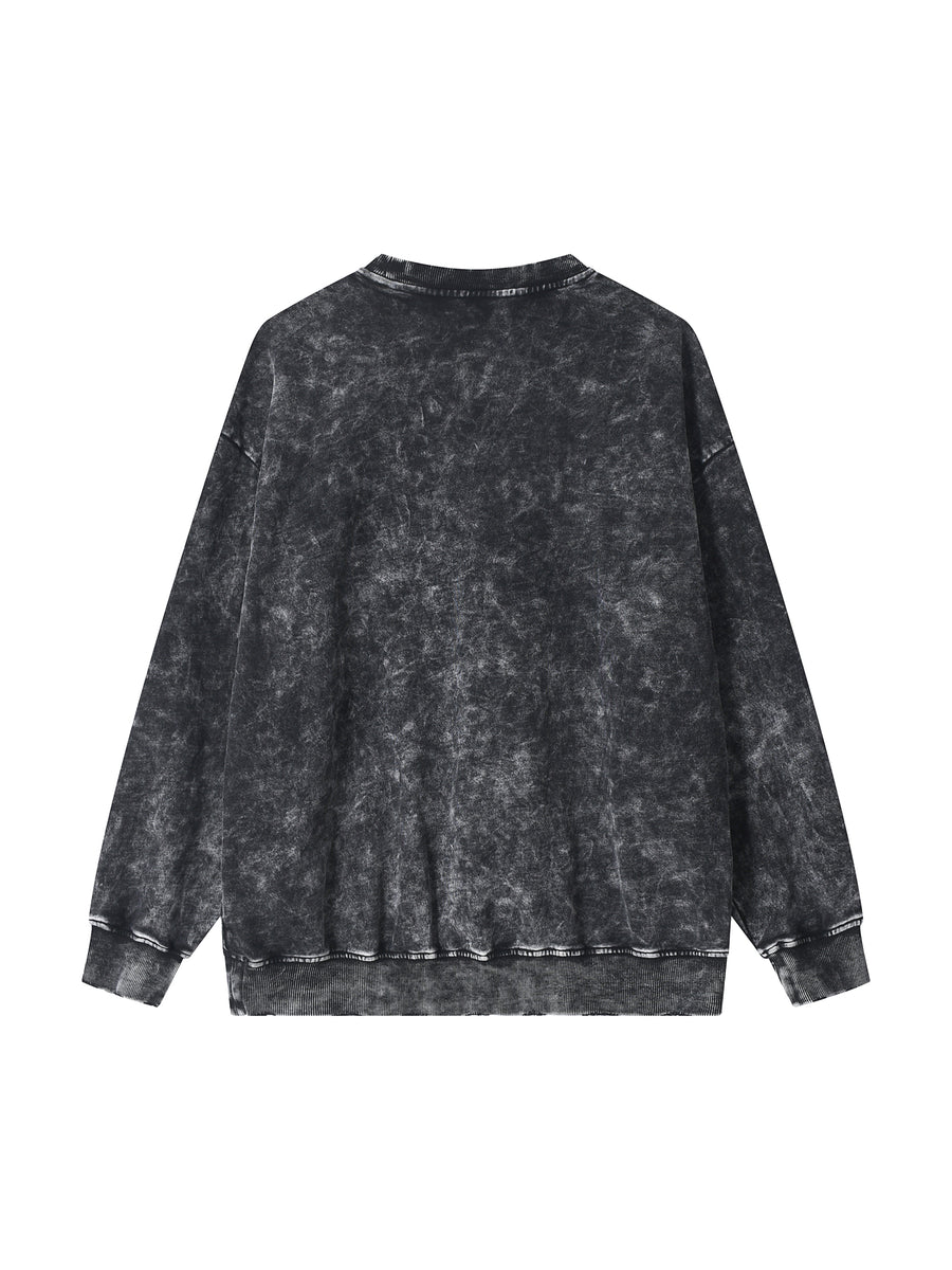 Hand-Frayed Sweatshirt