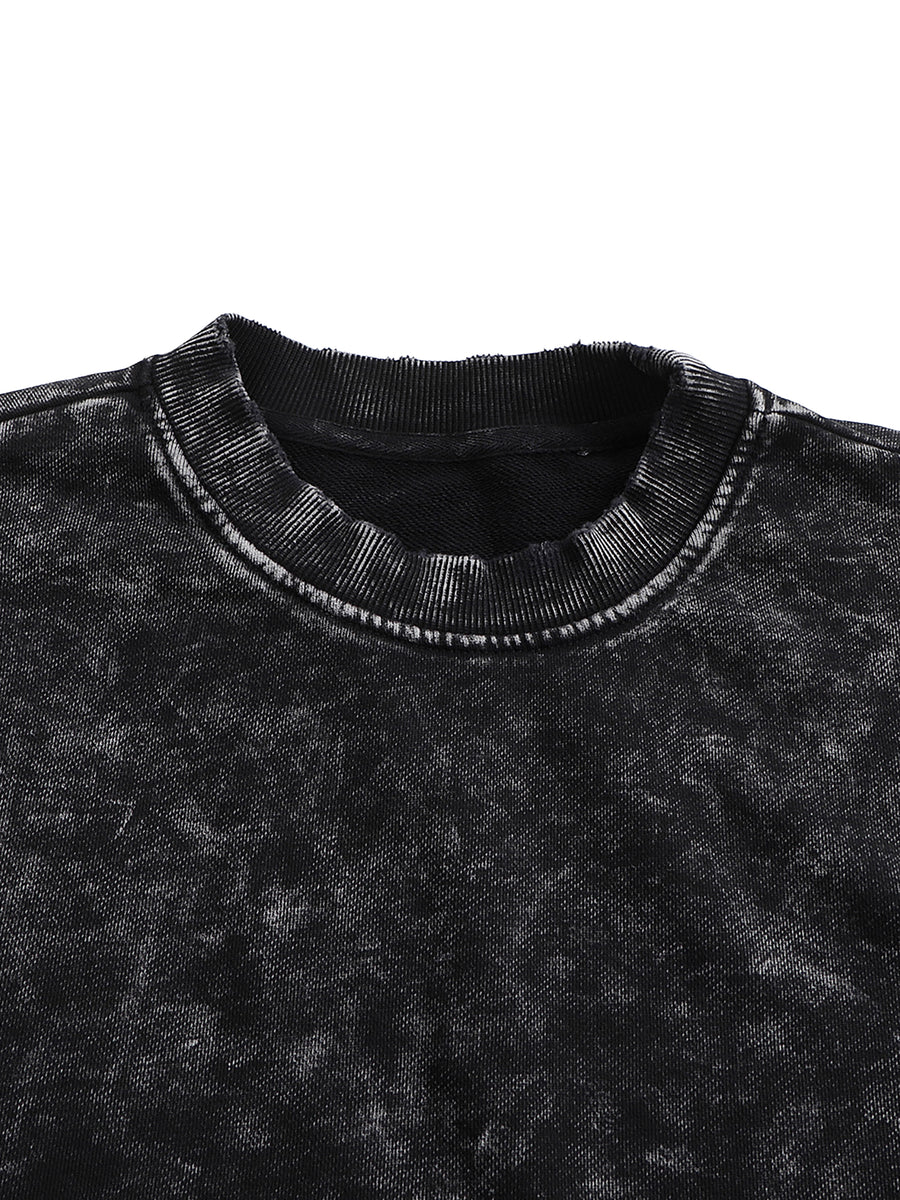 Hand-Frayed Sweatshirt