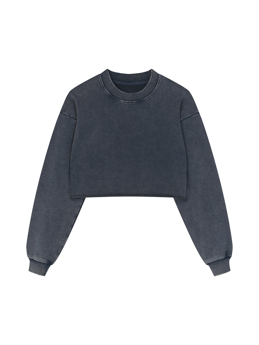 Edge Cropped Sweatshirt