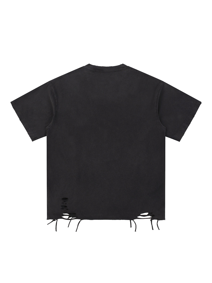 Raw-Hem T-Shirt