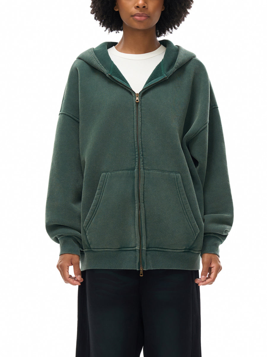 Zip Fleece Hoodie