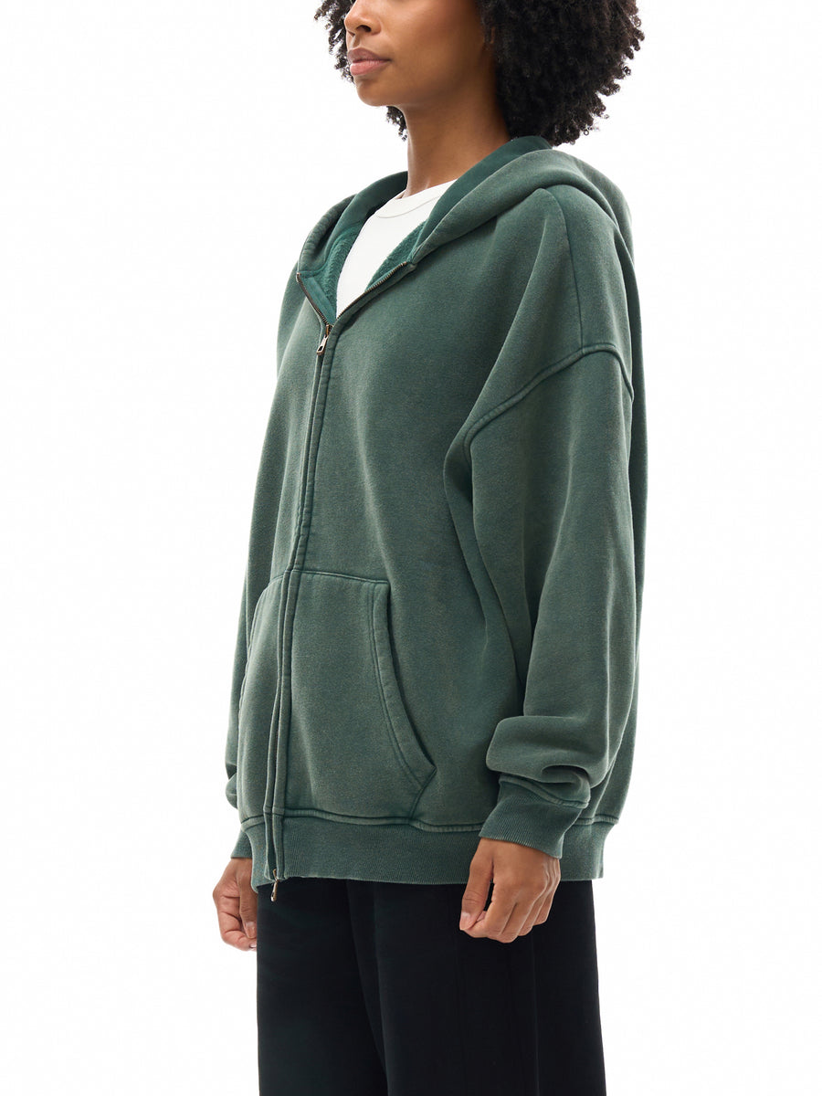 Zip Fleece Hoodie