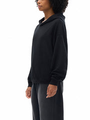 Cotton Cropped Hoodie