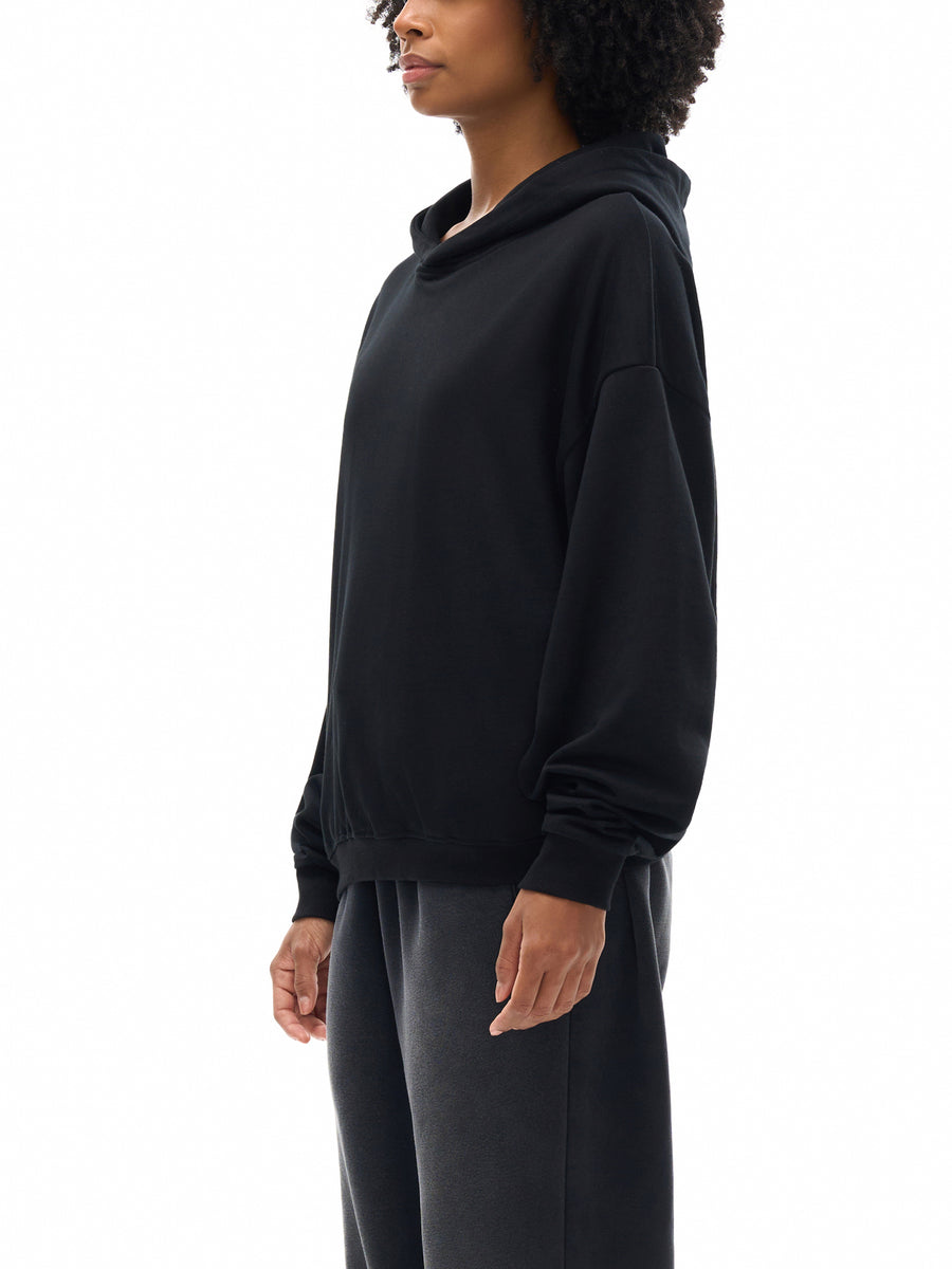 Cotton Cropped Hoodie