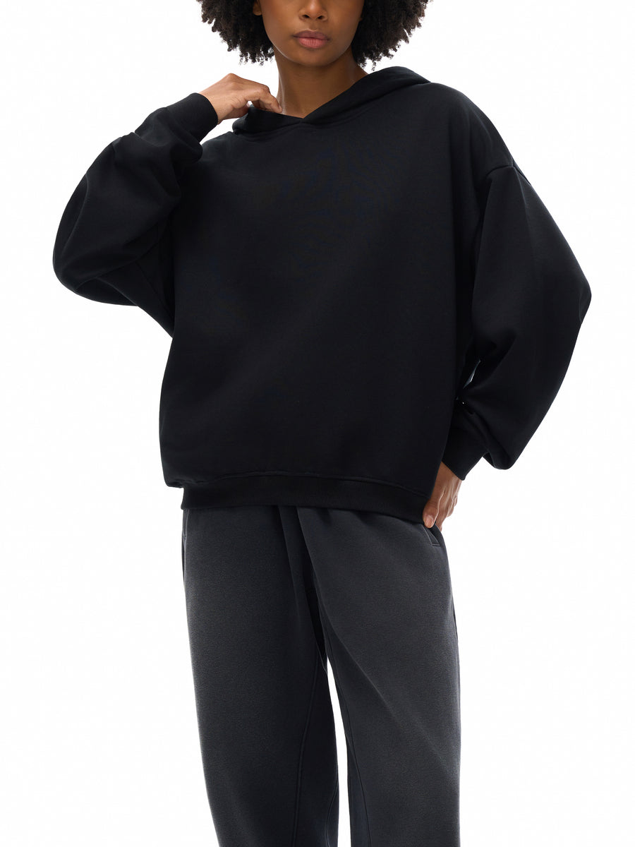 Cotton Cropped Hoodie