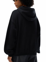 Cotton Cropped Hoodie