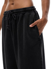 Snow Washed Straight Leg Pants