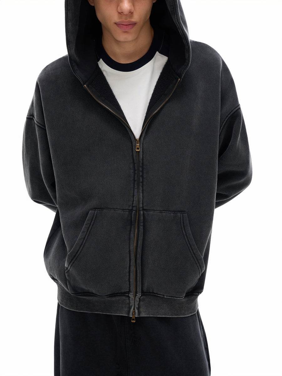 Zip Fleece Hoodie