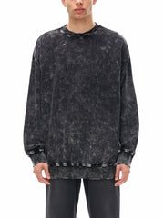 Hand-Frayed Sweatshirt