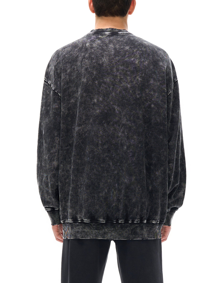 Hand-Frayed Sweatshirt