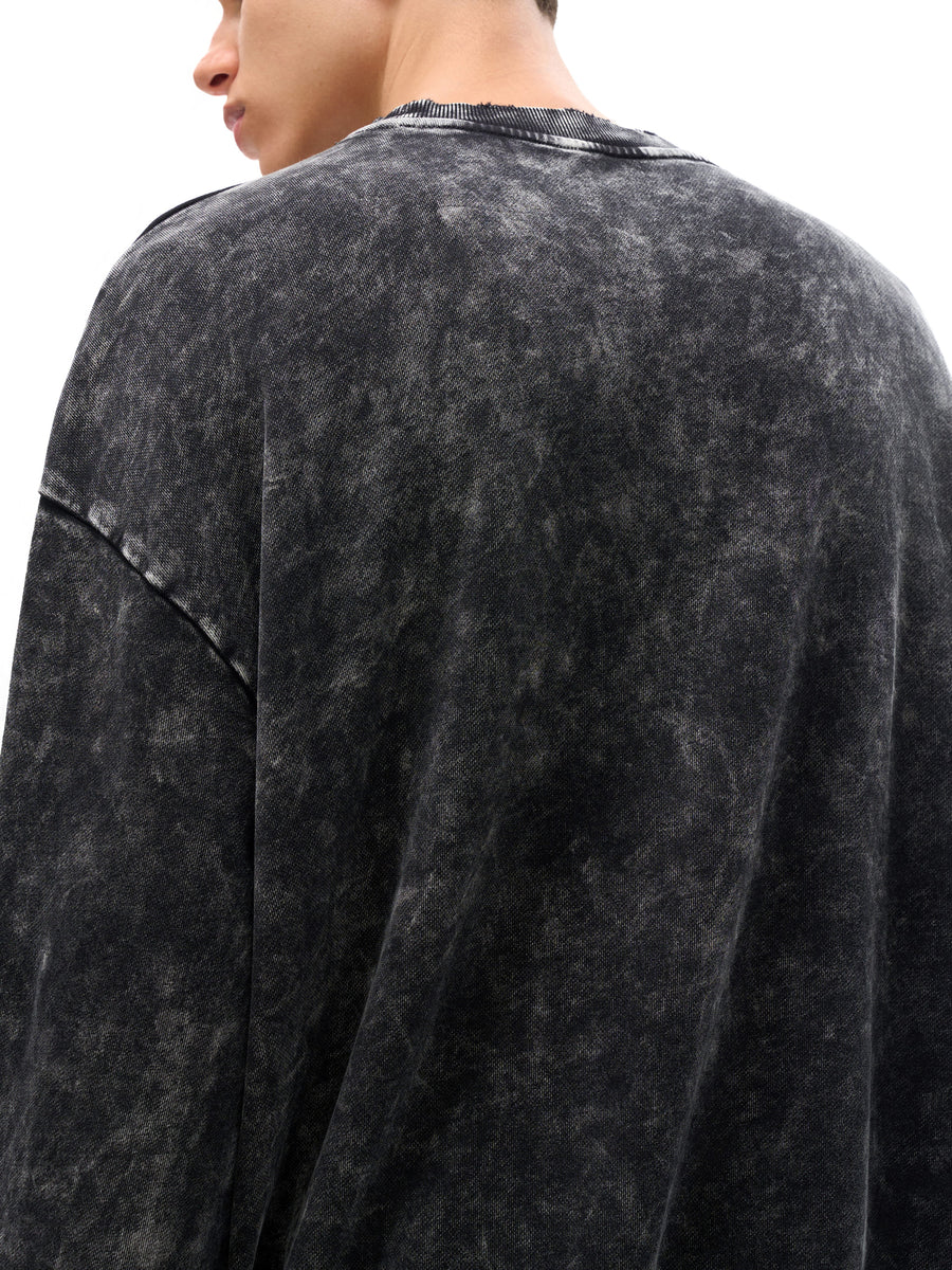 Hand-Frayed Sweatshirt