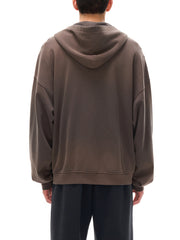 Frayed Sunfade Zip Hoodie