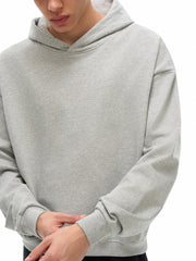 Cotton Cropped Hoodie