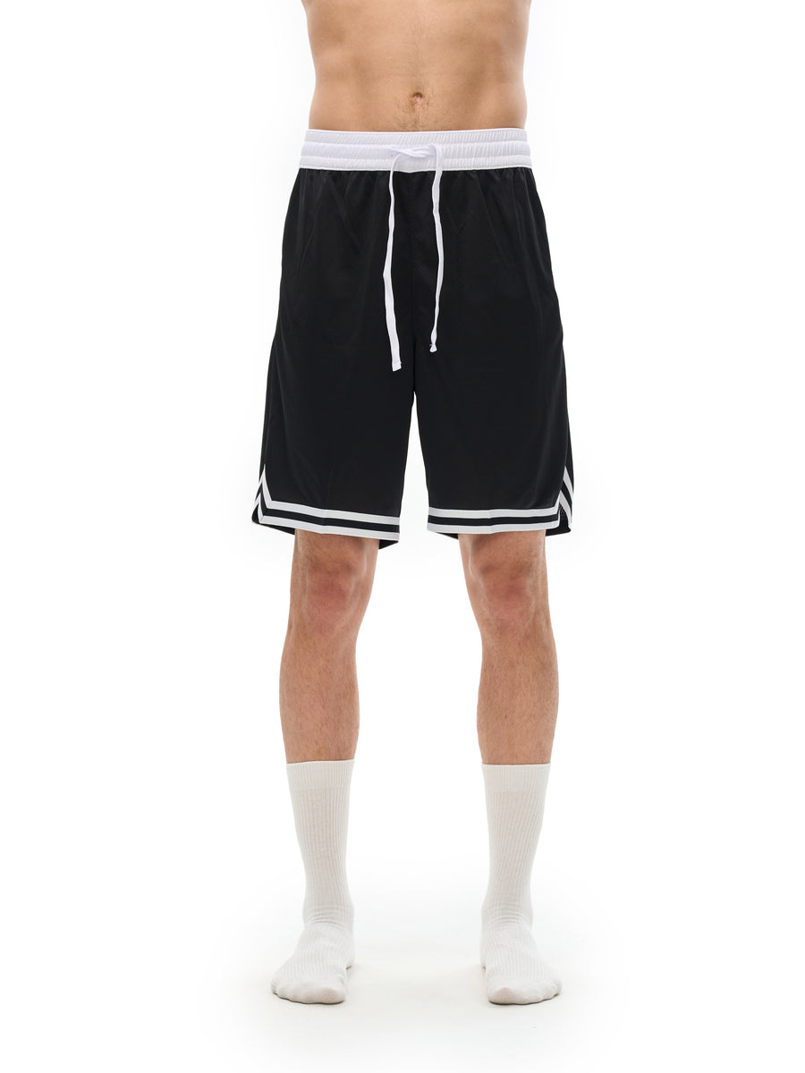 Classic Stripe Basketball Shorts