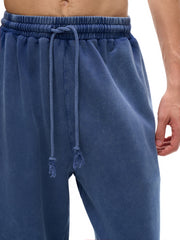 Snow Washed Straight Leg Pants