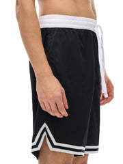 Classic Stripe Basketball Shorts