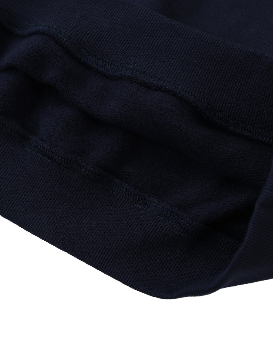 Polo-Collar Sweatshirt