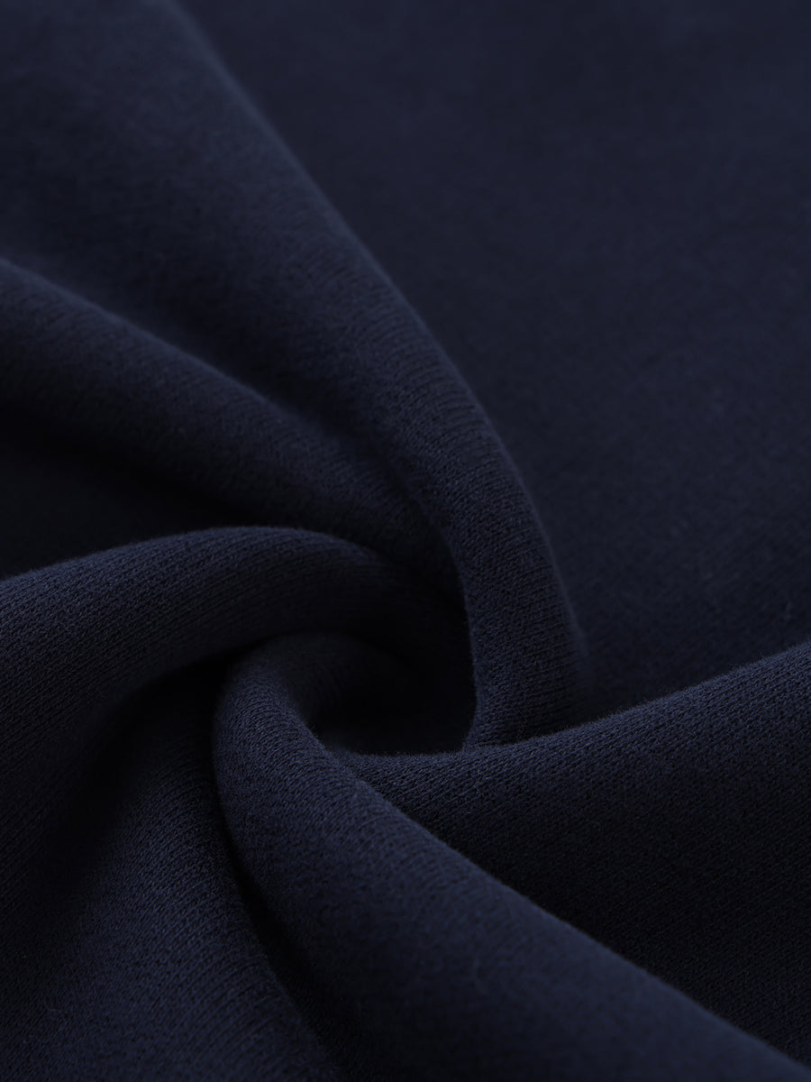 Polo-Collar Sweatshirt