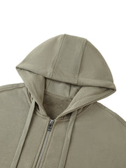 Drop Zip Up Hoodie
