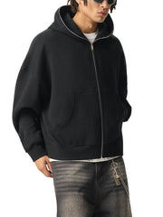 Fleeced Full-Zip Hoodie