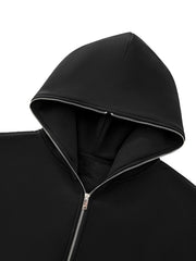 Fleeced Full-Zip Hoodie