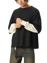 Layered Cotton Sleeve