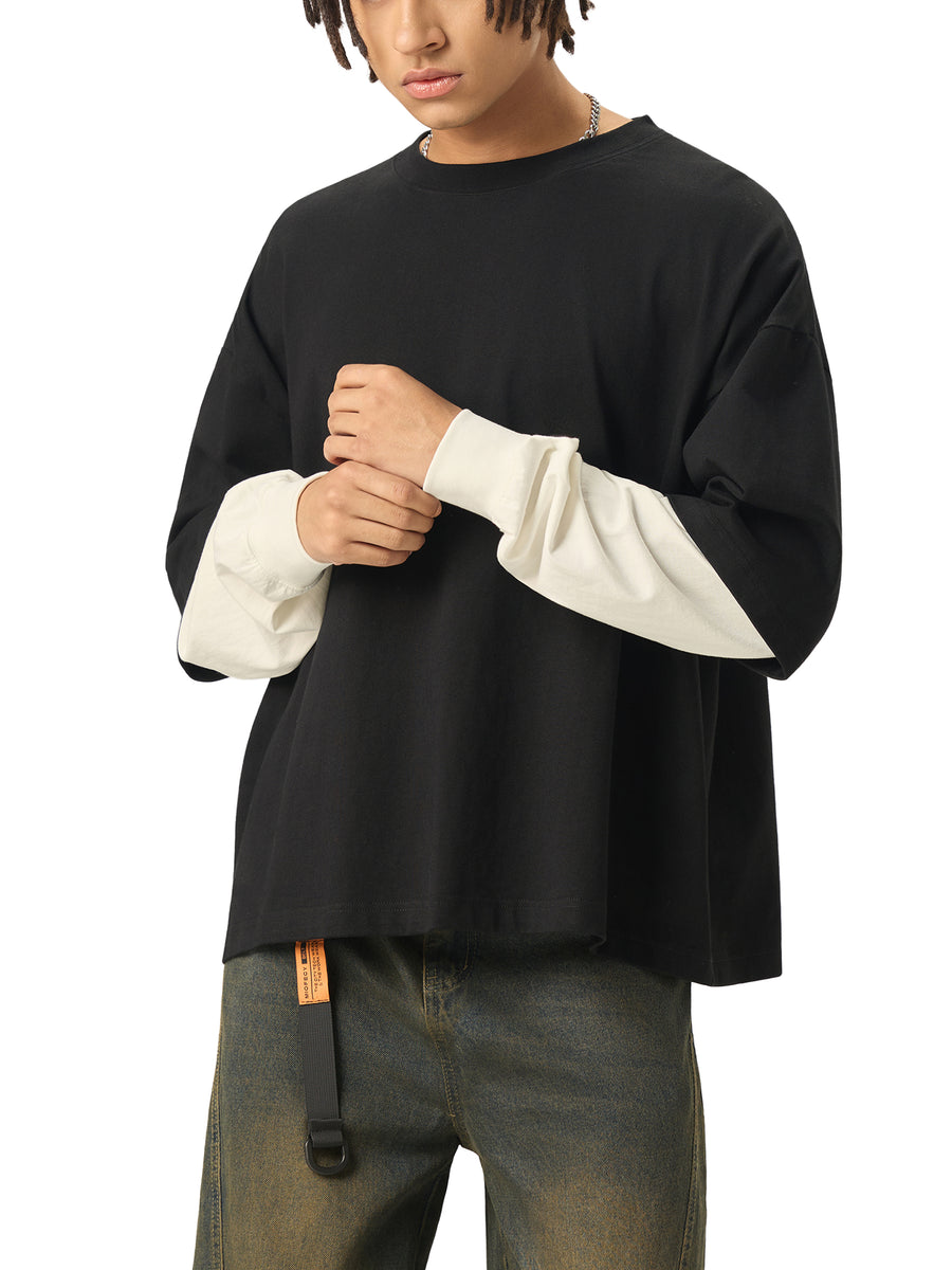 Layered Cotton Sleeve