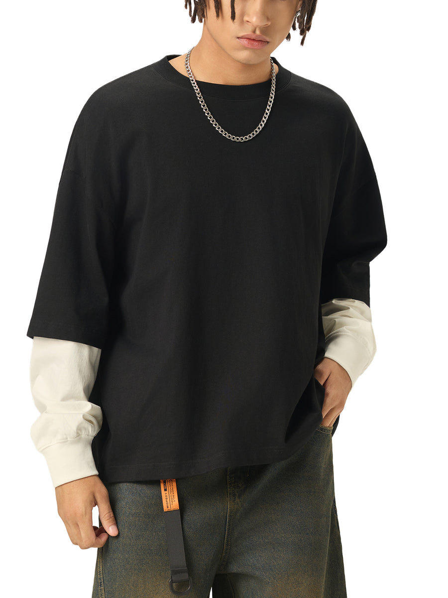 Layered Cotton Sleeve