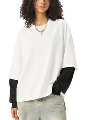 Layered Cotton Sleeve