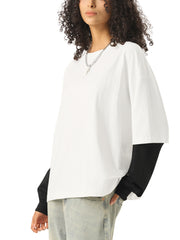 Layered Cotton Sleeve