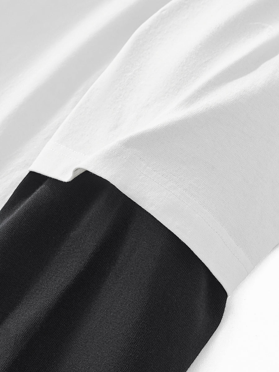 Layered Cotton Sleeve
