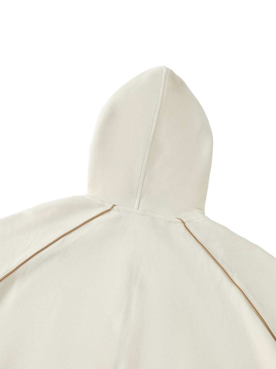 Striped Zip-Up Hoodie