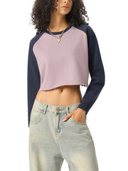 Raglan Crop Sweatshirt