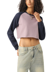 Raglan Crop Sweatshirt