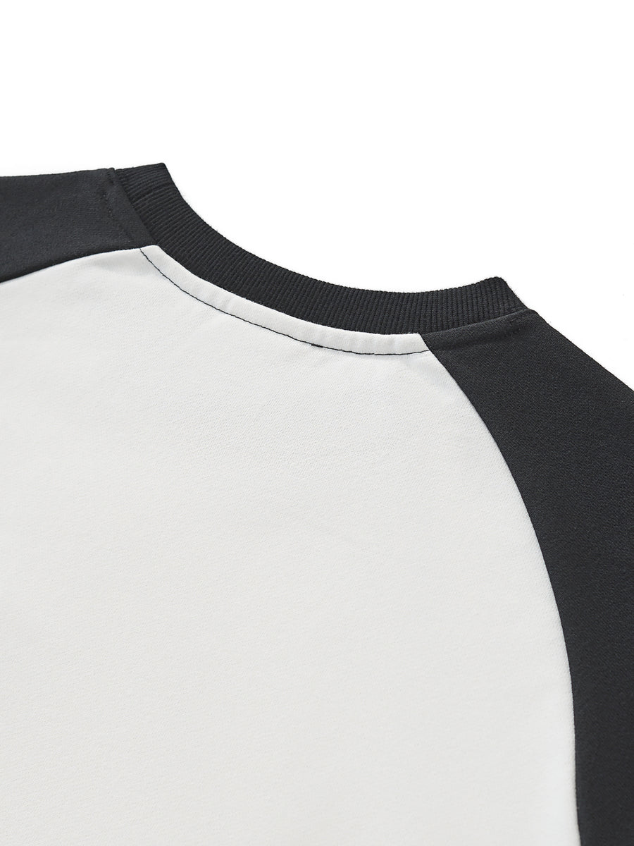 Raglan Crop Sweatshirt