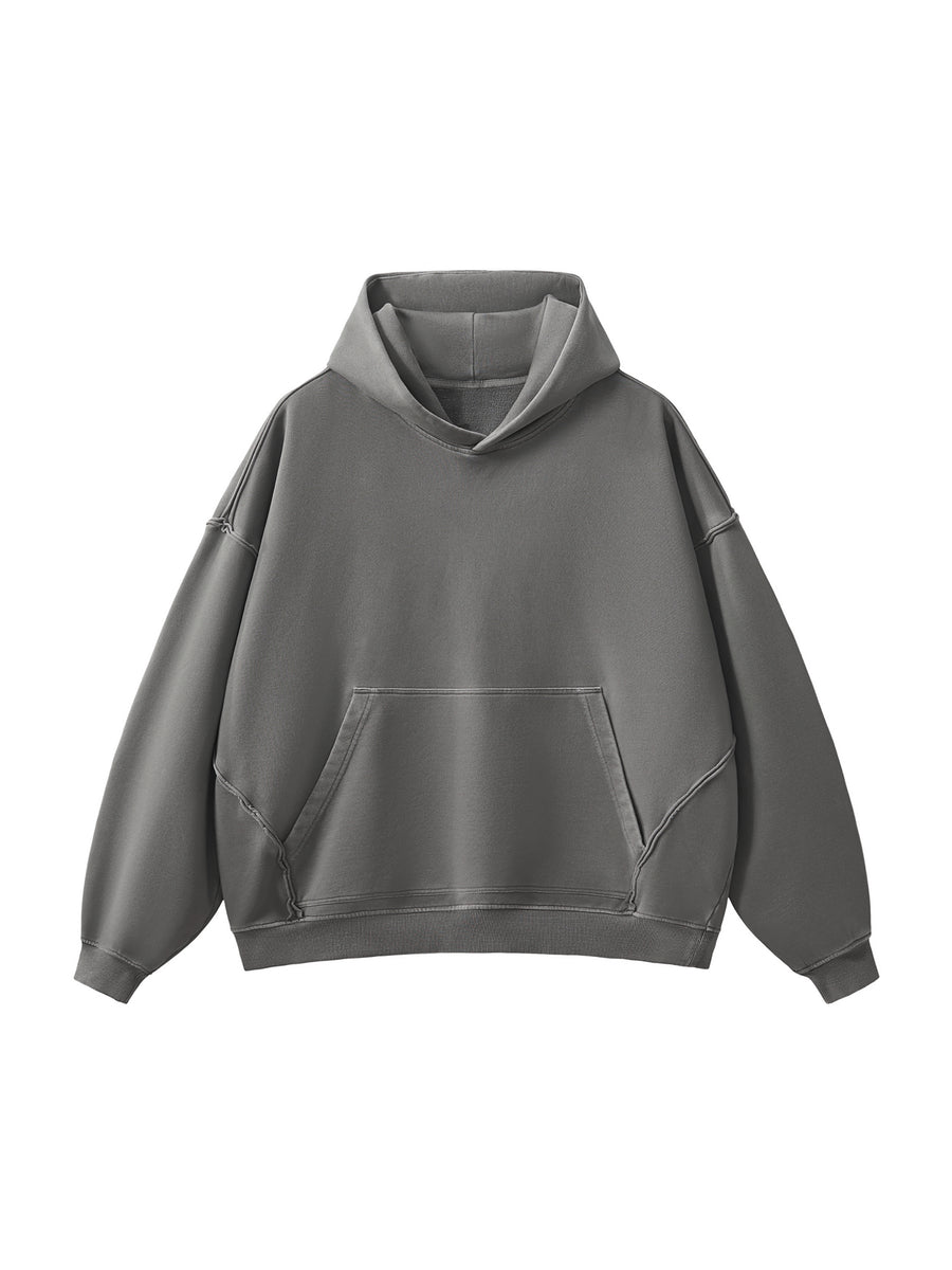 Raw-Seam Hoodie