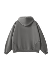 Raw-Seam Hoodie