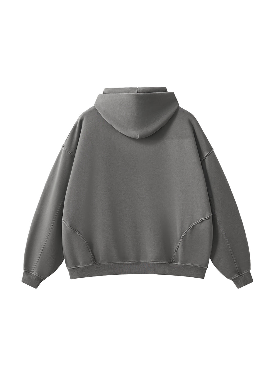 Raw-Seam Hoodie