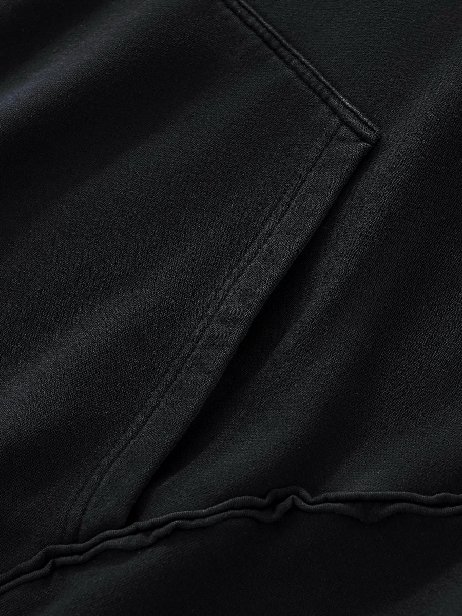 Raw-Seam Hoodie