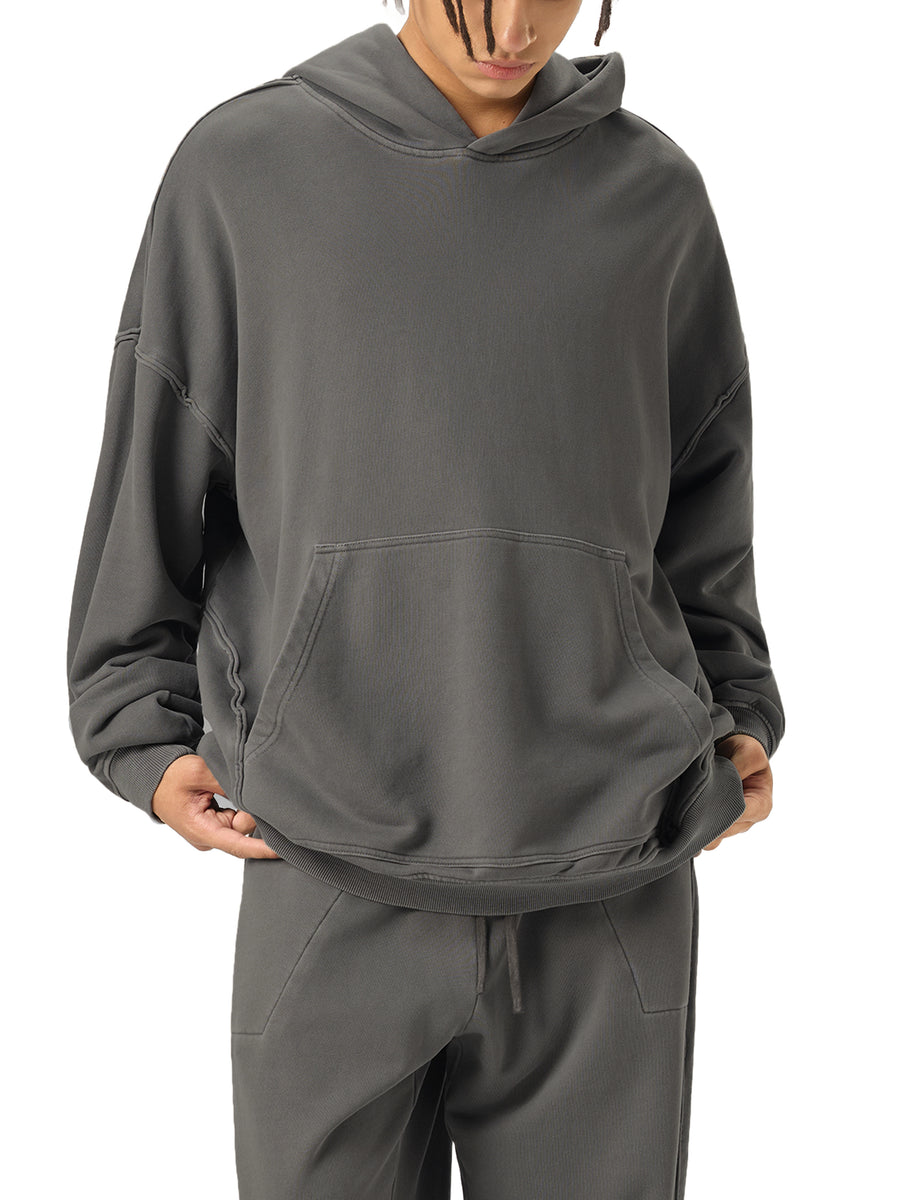 Raw-Seam Hoodie