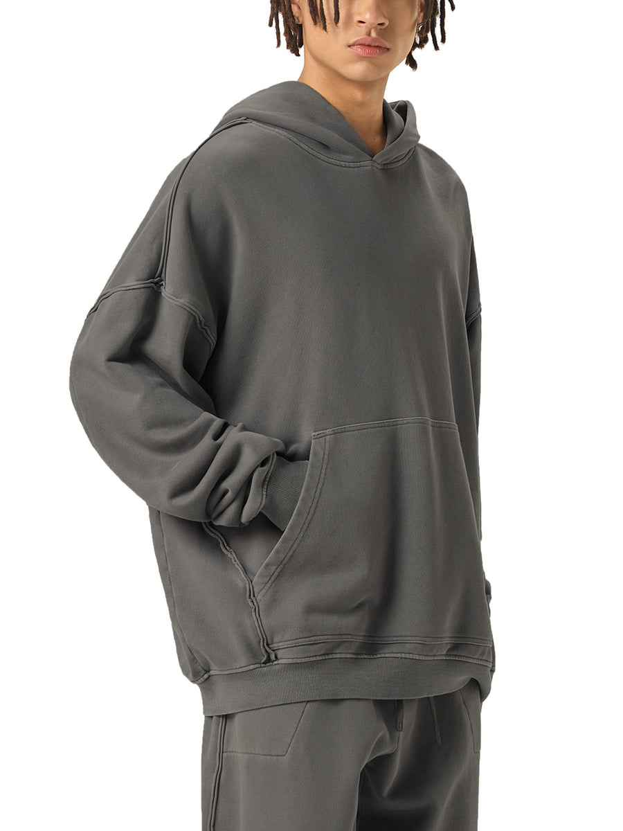 Raw-Seam Hoodie