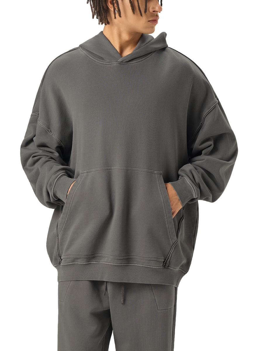 Raw-Seam Hoodie