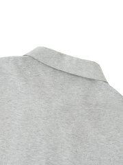 Zip Cotton Polo Shirt