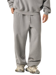 Frayed Enzyme Washed Fleece Sweatpants