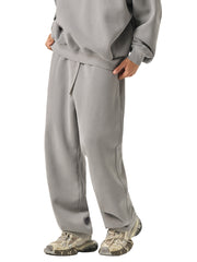Frayed Enzyme Washed Fleece Sweatpants
