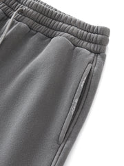 Frayed Enzyme Washed Fleece Sweatpants