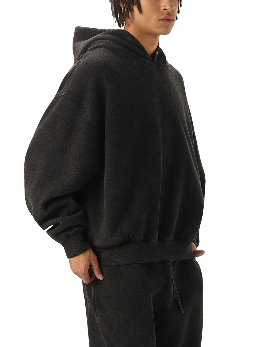 Frayed Fleece Hoodie