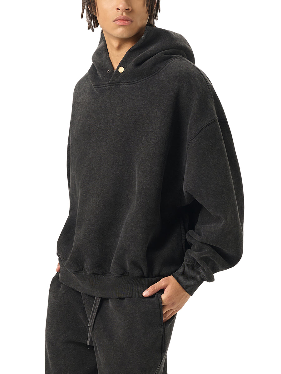 Frayed Fleece Hoodie