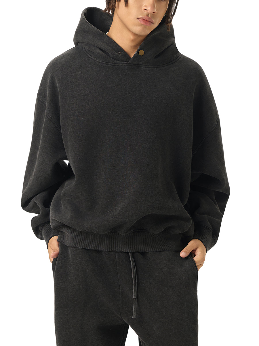 Frayed Fleece Hoodie